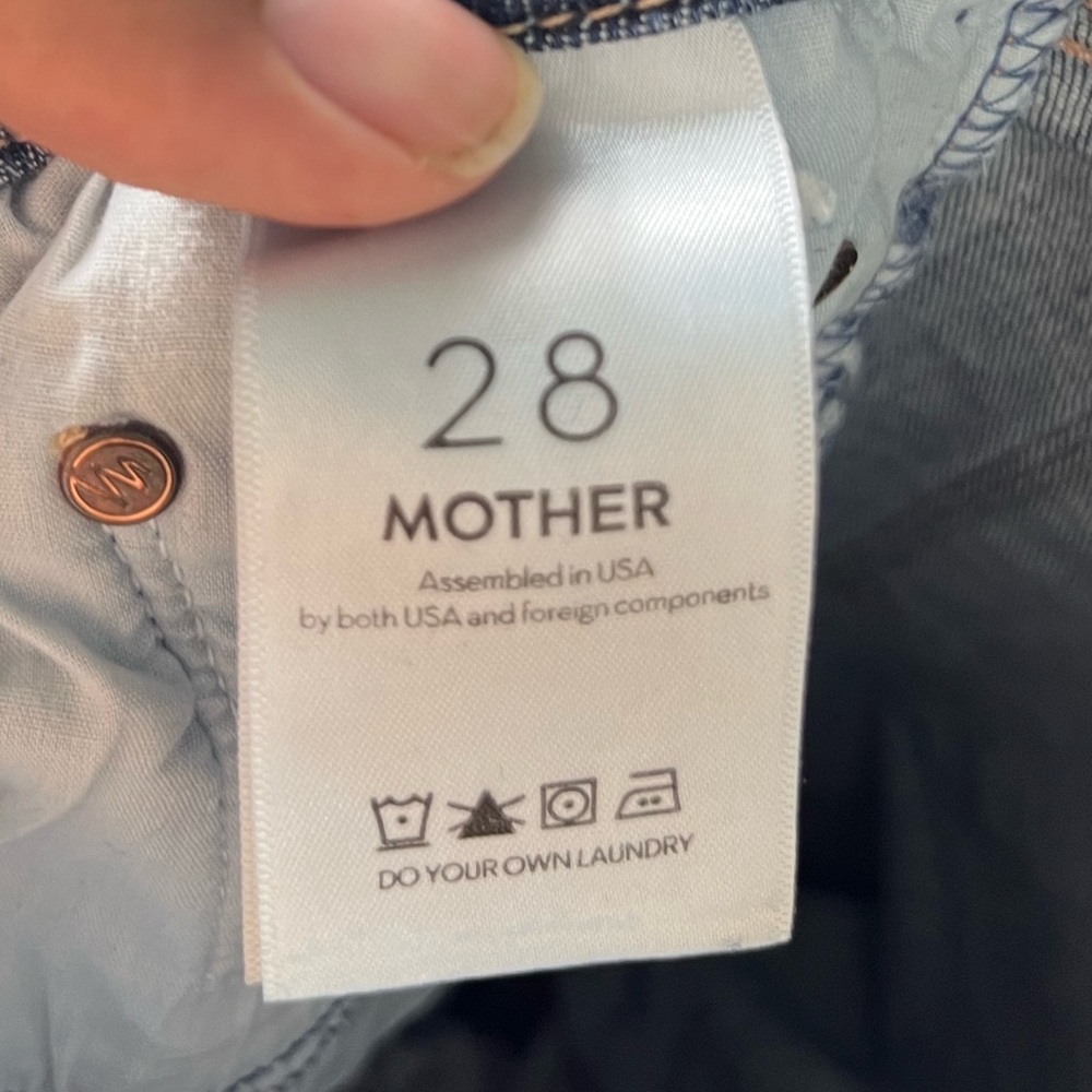 Mother Jeans Looker Ankle Fray Sz 28 - Picture 5 of 6